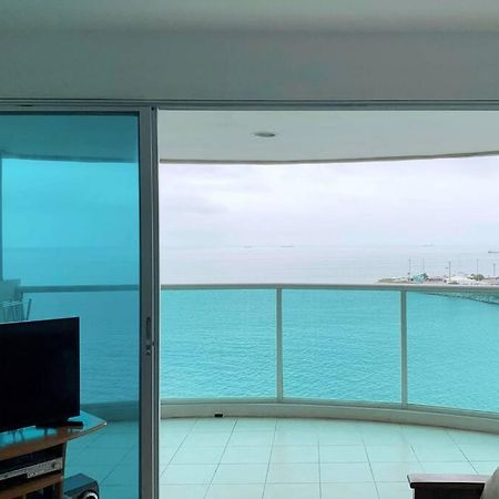 Dpto. Privado Frente Al Mar Con Vista Espectacular Apartment Salinas  Luaran gambar