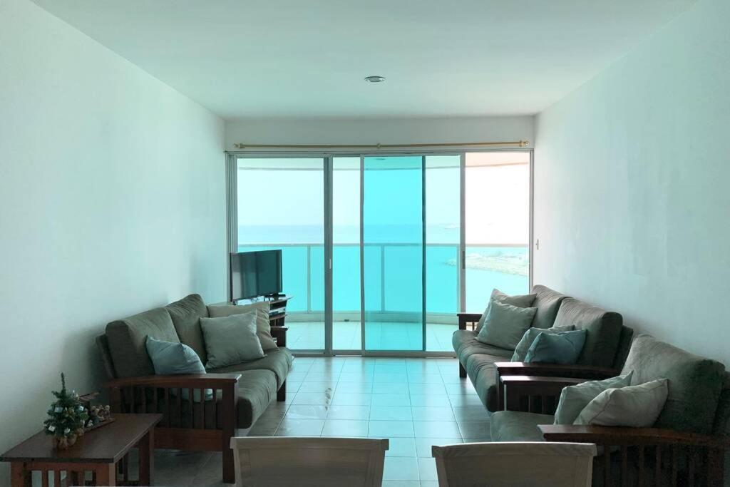 Dpto. Privado Frente Al Mar Con Vista Espectacular Apartment Salinas  Luaran gambar